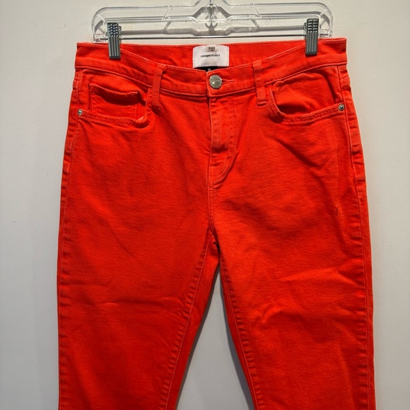 Current/Elliott The Kick Jean Fiery Red High Rise Stretch W30 - Picture 3 of 13